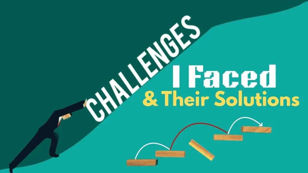 A visual representation of the challenges faced in organizing Instafest, with solutions depicted through symbolic imagery of overcoming obstacles.